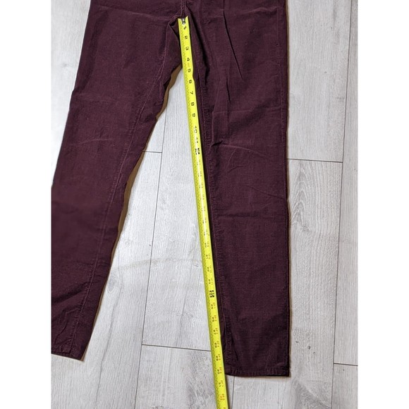AG The Legging Super Skinny Corduroy Pants , Cords Women's Size 31R Wine - Picture 15 of 16